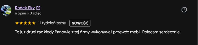 Opinia klienta P.D.S. Trans